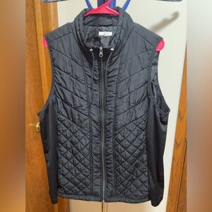 Maurices Black Quilted Women's Vest